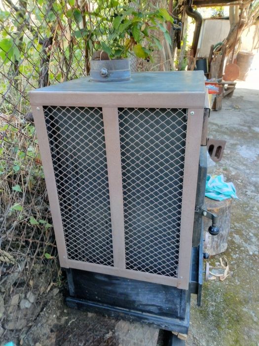 Камина с водна риза на дърва Екватор 1А