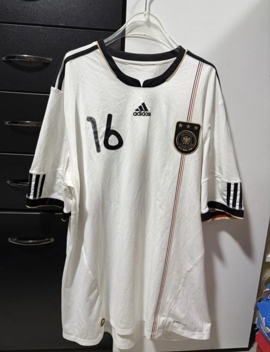 Germany Lahm 2010 2011 Home Shirt