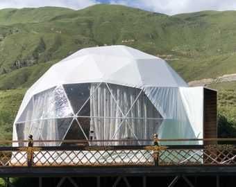 Куполна шатра купол къща
