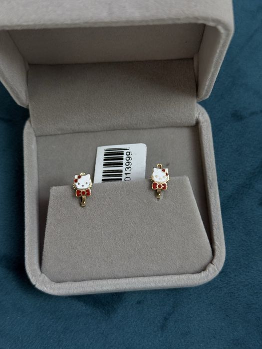 Золотые серьги детские