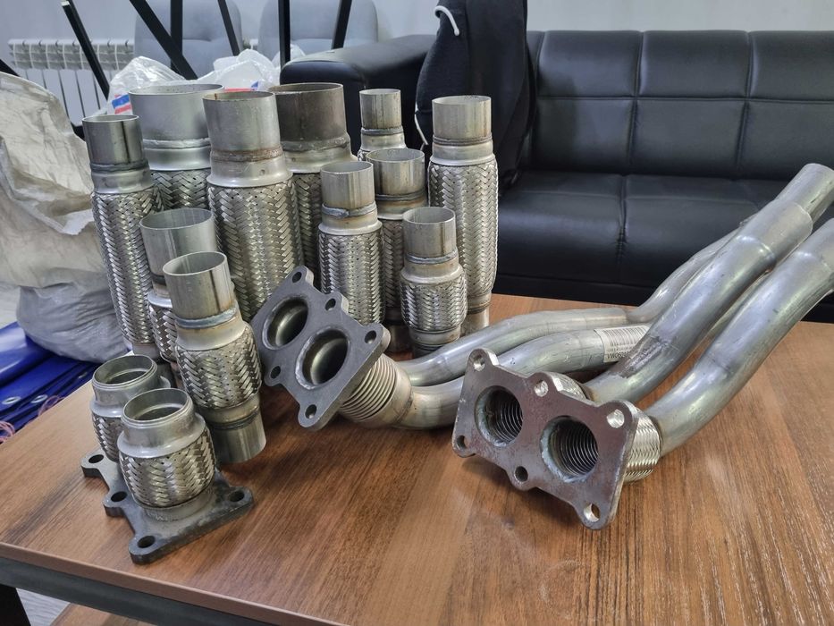 Катализаторы , гофры, резонаторы, глушители, трубы, пламегасители