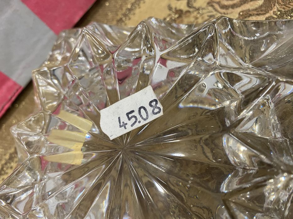 Немски кристален пепелник от 70 те години