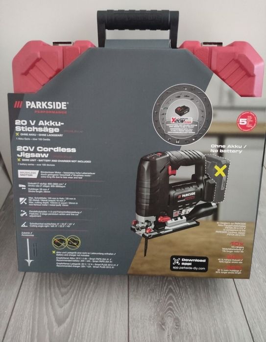 Soricel fierastrau pendular Parkside Performance pe acumulator de 20 V