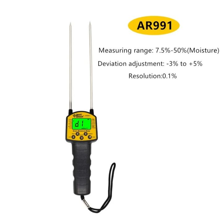 AR991 - 14 xil turdagi don namligini o'lchovchi gigrometer