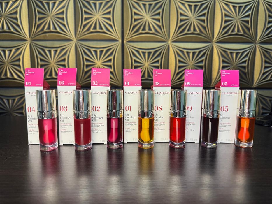Clarins Lip Comfort Oil noi originale, ulei pentru buze cu efect de hidratare, make up, machiaj buze lip gloss, cosmetice clarins