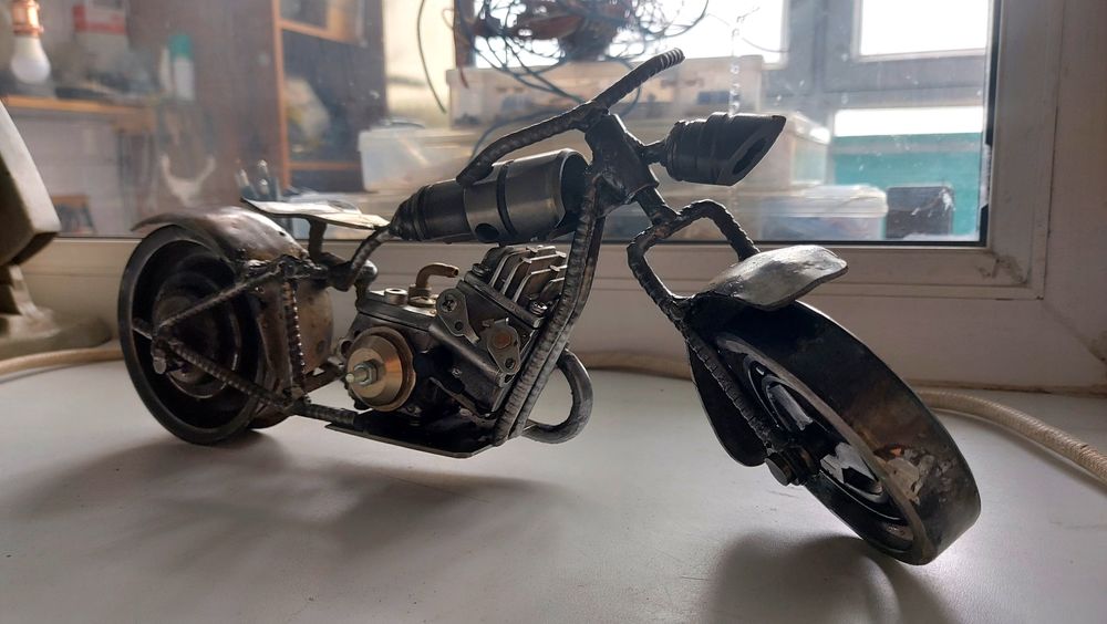 Мотоцикл , ручная работа