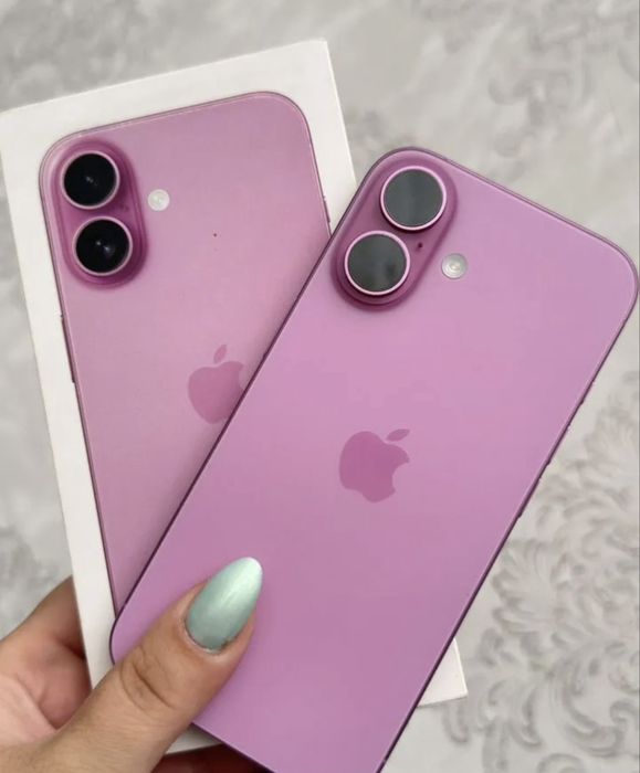 Айфон 16 Plus розовый