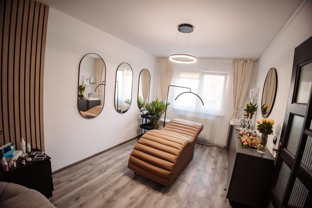 Oglinda rotunda, negru, 80 cm