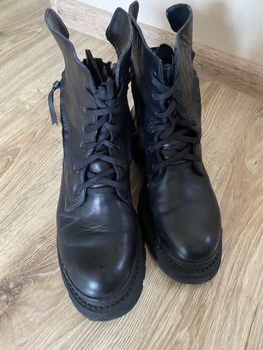 Дамски кубинки естествена кожа