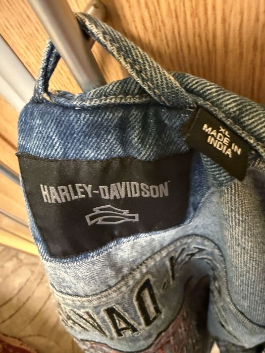 Jachetă denim moto Harley Davidson..