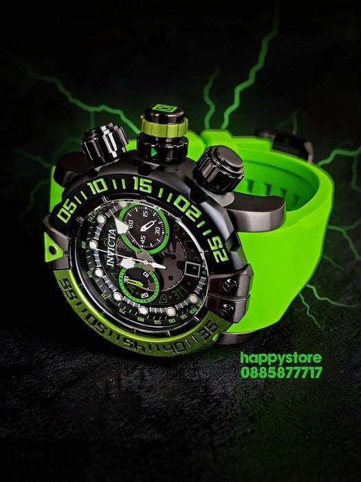 INVICTA Foxhound green 57 mm, Инвикта нов ръчен часовник