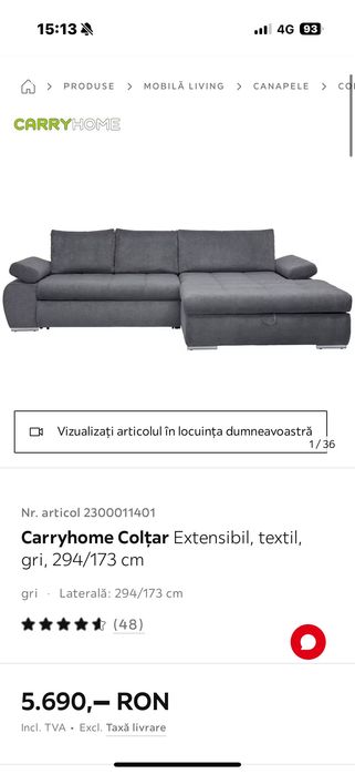 Coltar extensibil xxl lutz