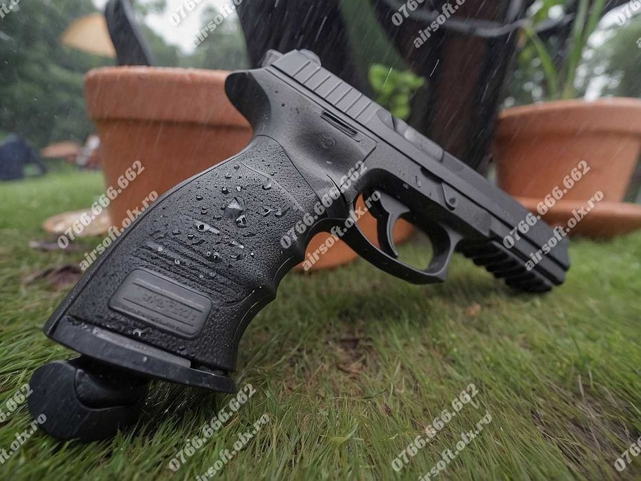 HDP 50 CU BILE DE CAUCIUC [205 M/s] Pistol Paza Protectie Autoaparare