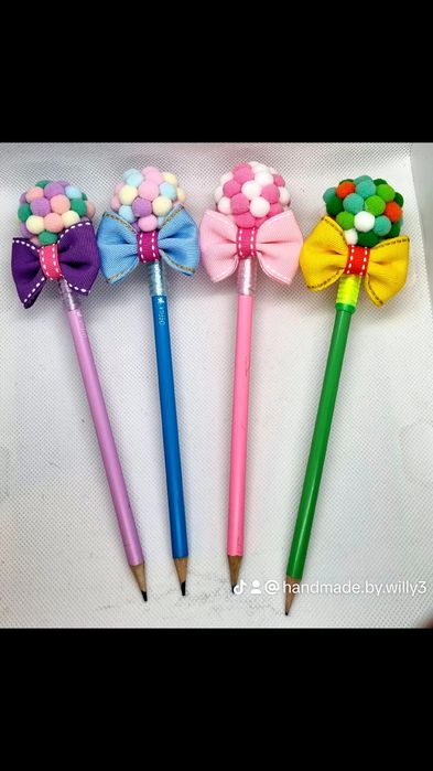 Уникални Ръчно изработени- диадема, панделки, моливи и химикали