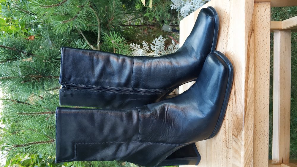Cizme piele naturală, marime 38 - interior 24,5 cm