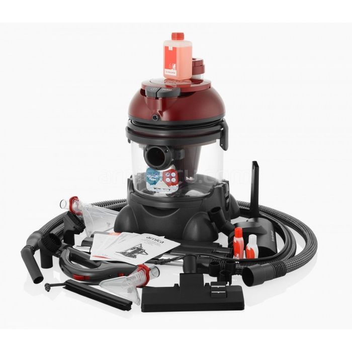 Перяща прахосмукачка 2400W, Arnica Hydra Rain Plus, Турбо четка, Функция „издухване”399, НЕРА филтър