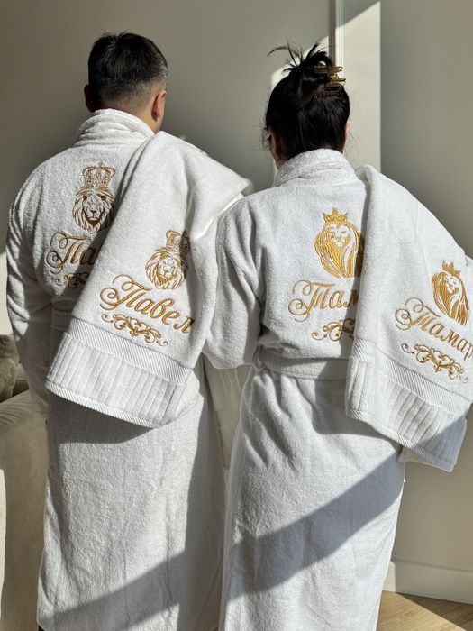 Халаты с вышивкой