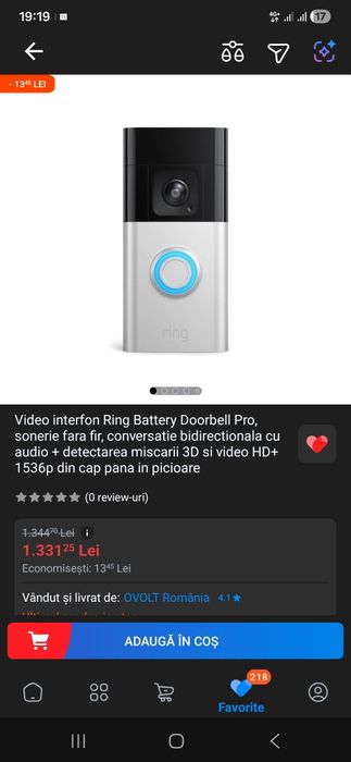 Sonerie inteligenta RING