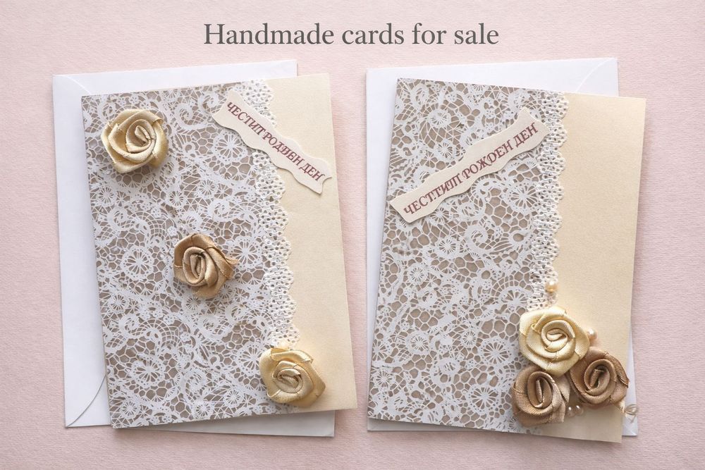Ръчно изработени картички за рожден ден