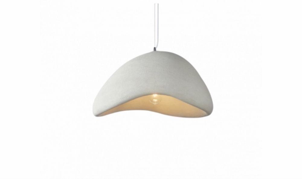 2 броя чисто нови LED ПЕНДЕЛ Е27 D300 Ф300mm БЯЛО/СИВО
