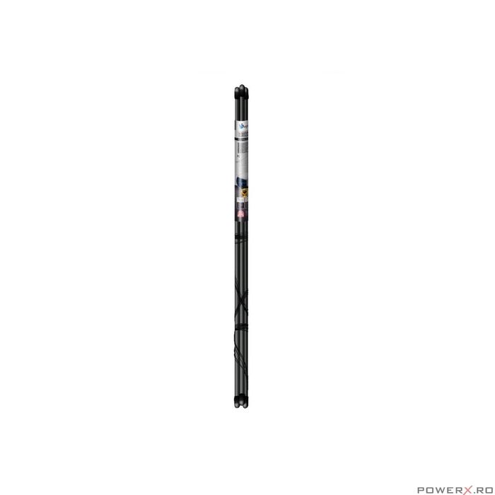 Uscator rufe de tavan, 6x120 cm, negru, Sepio