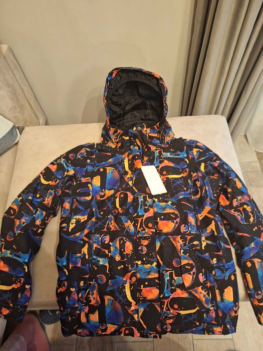 Детско яке за сноуборд ROXY Jetty Girl 2021 true black magic carpet