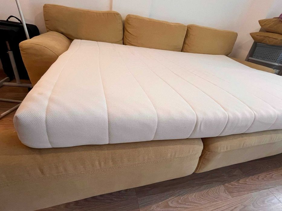 Saltea pat/topper canapea IKEA 140x200x12