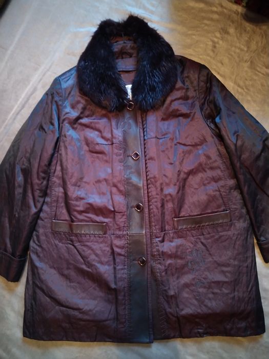 Куртка-дублёнка женская зимняя б. У.