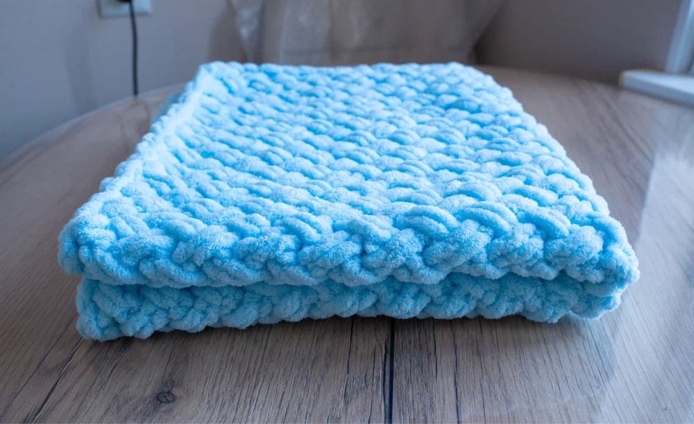 Плед ручной работы