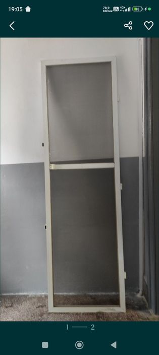 Продавам алуминиеви комарник за  врата