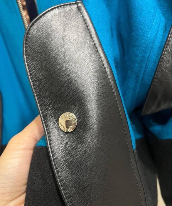 Дамско яке Louis Vuitton,100% естествена кожа и вълна