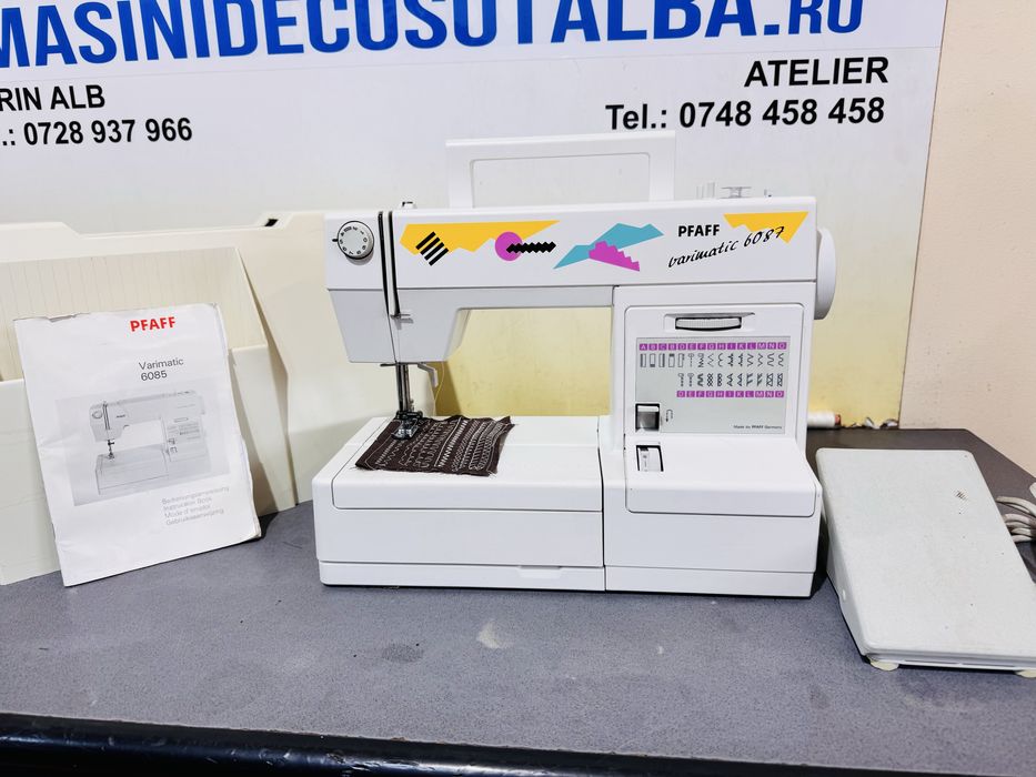 Masina de cusut Pfaff Varitmatic 6087 semi industriala cu graifar rota
