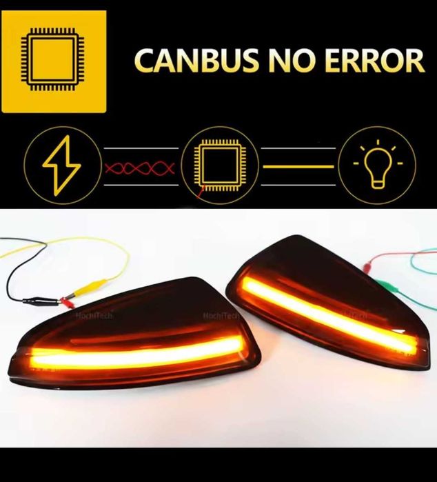 Динамични - Бягащи лед мигачи за огледала - Mercedes Benz