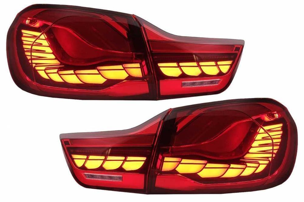 Stopuri OLED BMW Seria 4 F32 F33 F36 M4 F82 F83 (2013-03.2019) Rosu