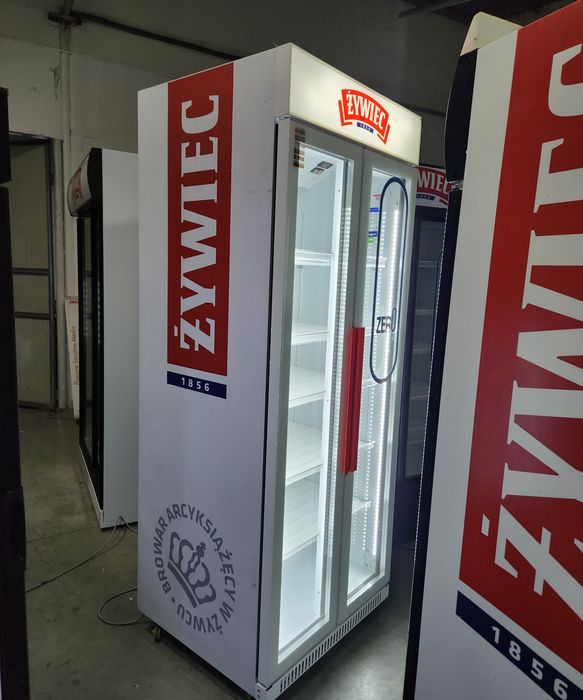 Vitrina frigorifica dublă băuturi lactate mezeluri