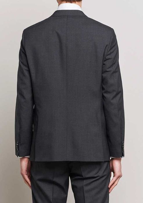 Sacou blazer de lux 50 L slim Oscar Jacobson lana super 120's gri