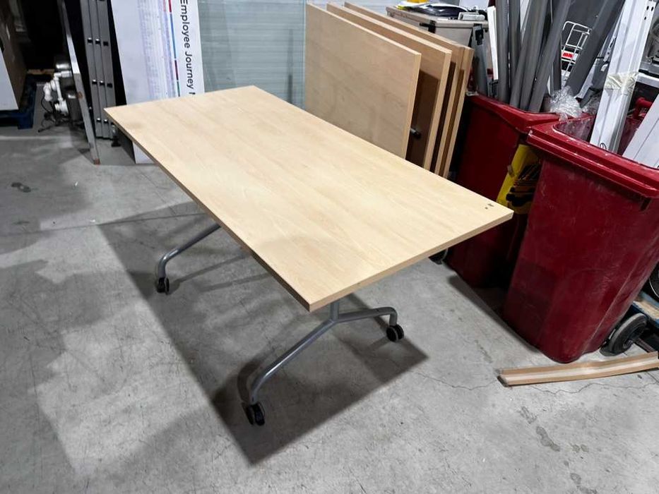 Сгъваема маса ORT на колела – 150×70×75 см