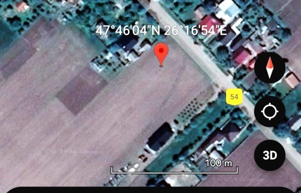 Vând teren 3534mp Calugareni com Adancata