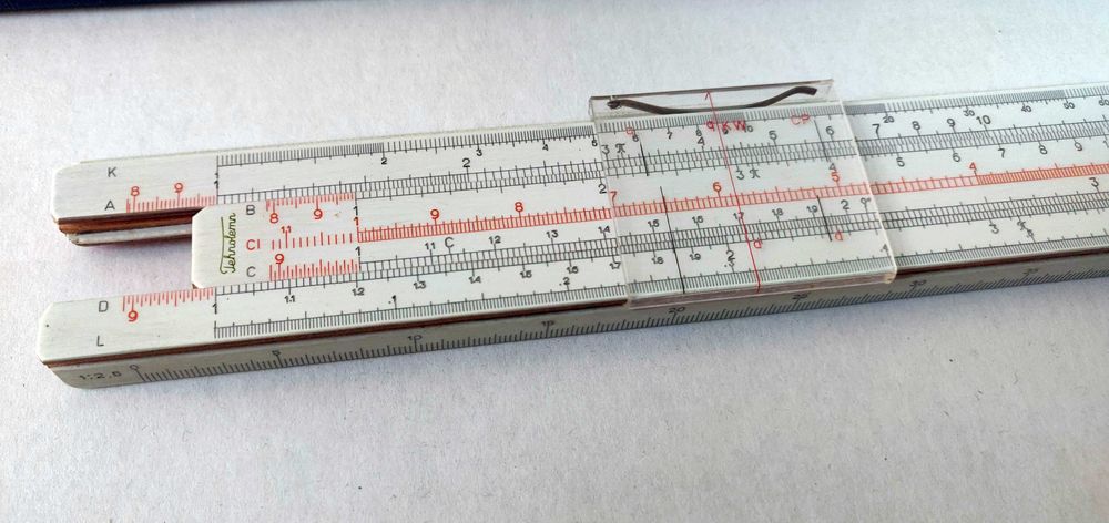 Rigla de calcul - Tehnolemn - 30cm