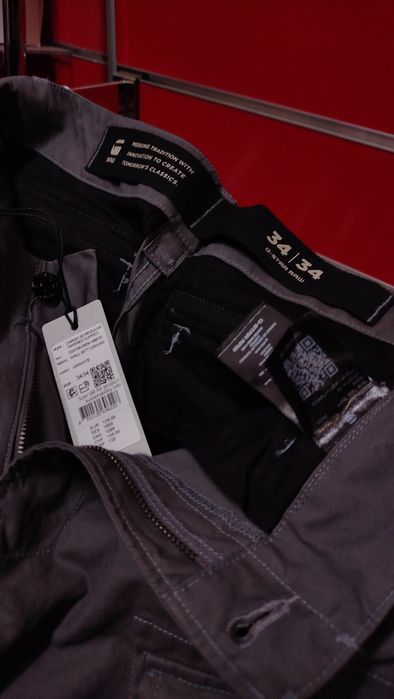 Оригинален панталон G-Star Raw Cargo W34 нов мъжки  , долнище L