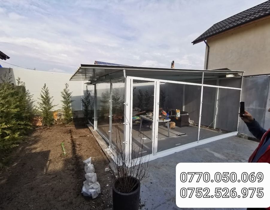 Folie terasa transparenta terase și foișoare Cristal premium 0,8