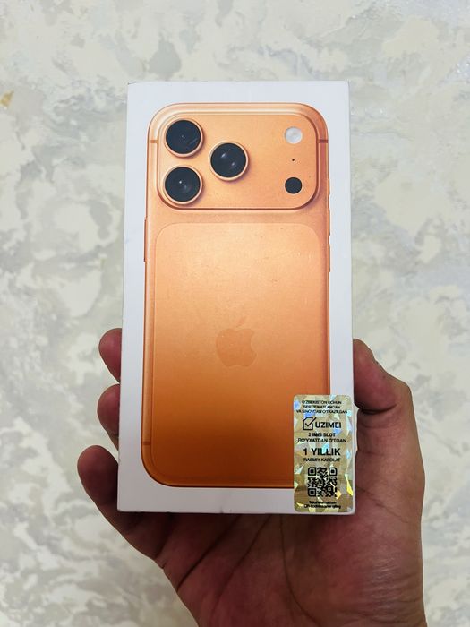 Apple Iphone 17 pro Max 256 orenge 2 Sim Как Новый