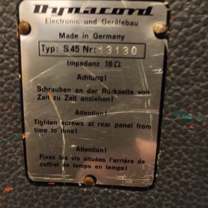 Difuzoare Dynacord din 1970