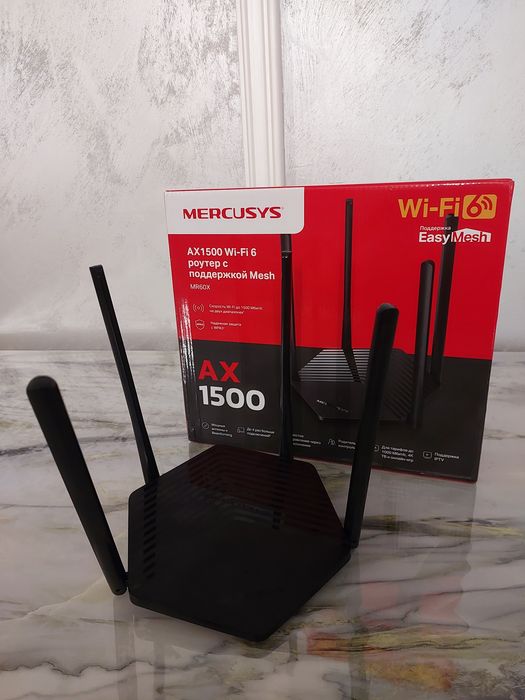 WiFi роутер 6чи авлод ишлаши ута тез  икта диапазонли 2.4 ва 5 GHZ