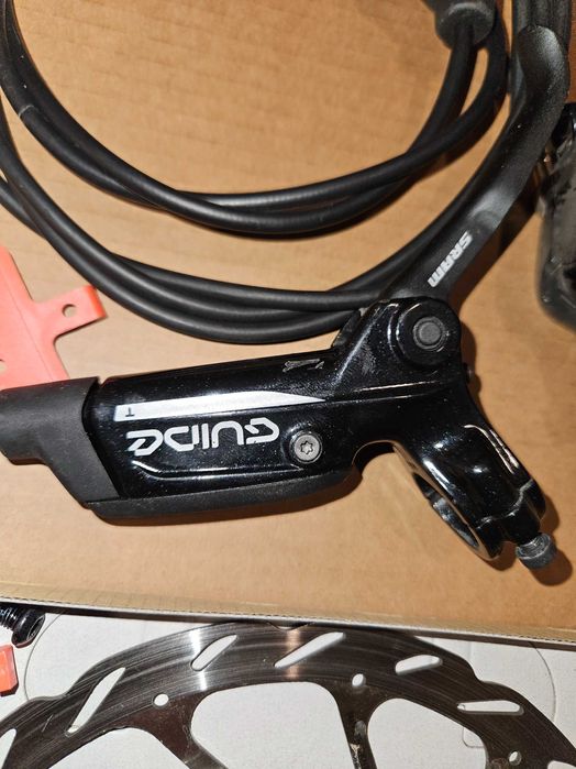 Комплект хидравлични спирачки SRAM GUIDE T с ротори на 203 като нови