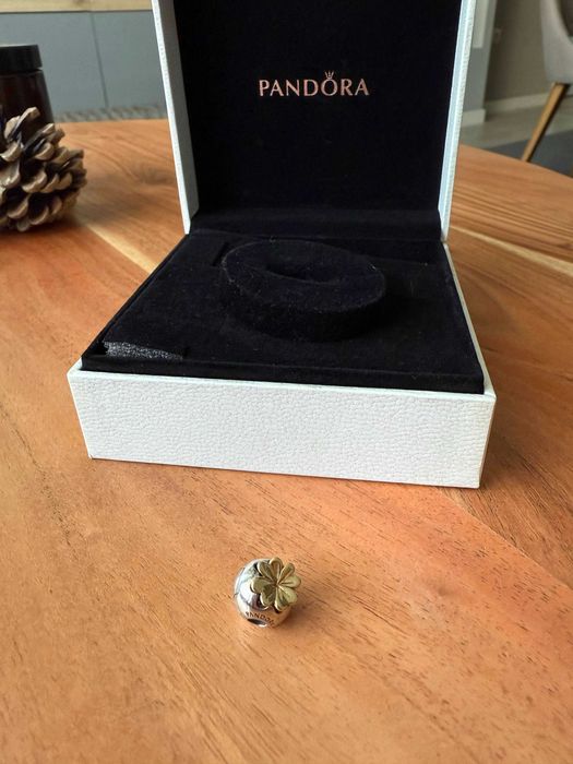 Оригинални Pandora гривна и висулки – сребро, позлата