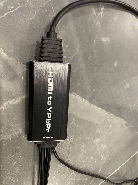 Cablu convertor input HDMI 1080P/60Hz la output YPbPr+R/L USB