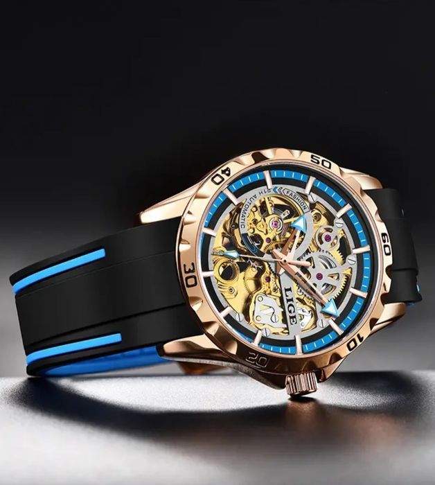 Ceas Lige Mecanic universal rezistent la apa,luminos pe timp de noapte