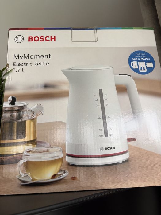 Електрическа канa BOSCH MYMOMENT TWK3M121 БЯЛ, 2400 W, 1.70 L