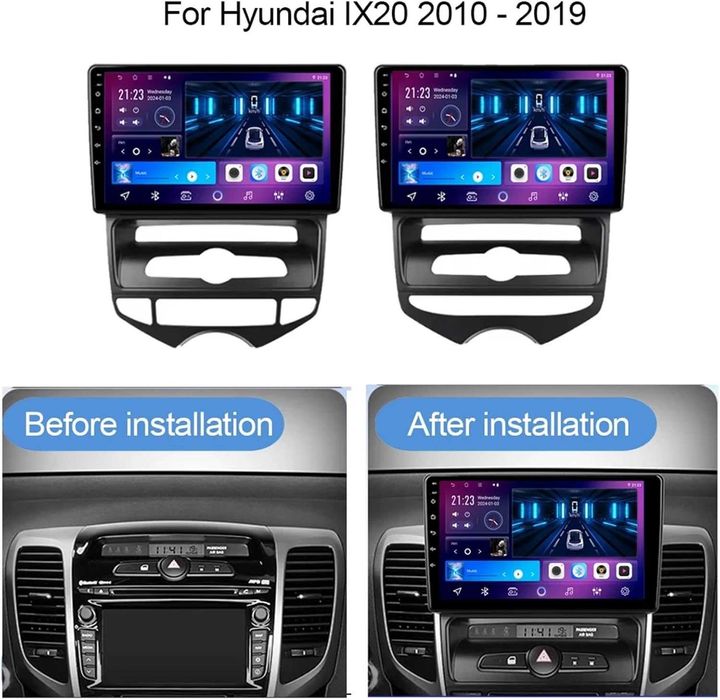 Мултимедия за Hyundai IX20 Android навигация плеър 2DIN Hyundai IX20